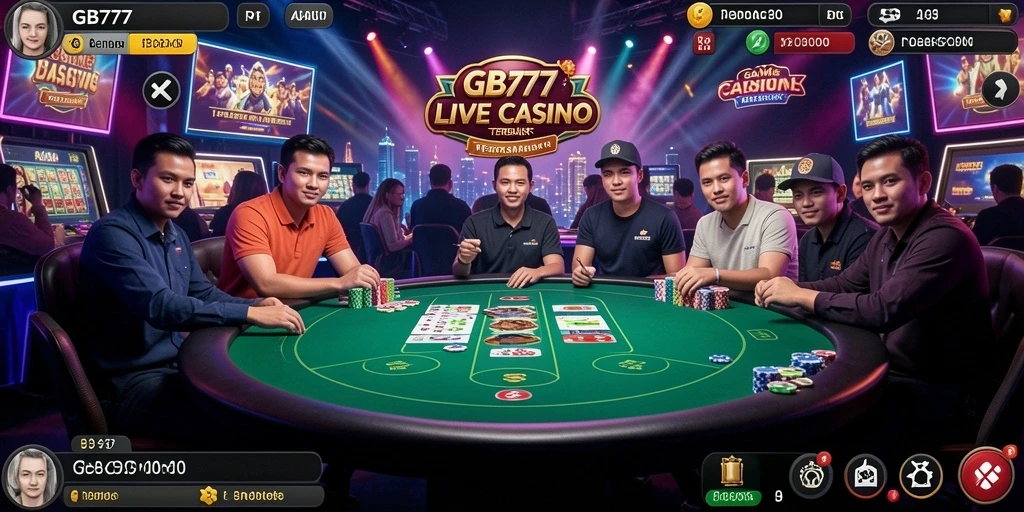 Tampilan gameplay Live Casino yang mengasyikkan dan interaktif.