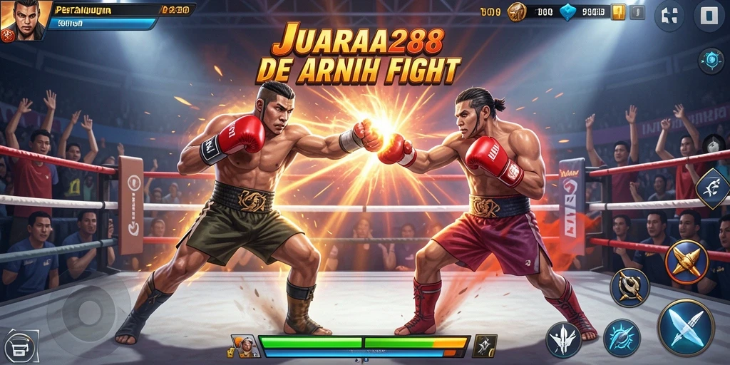 Tampilan gameplay intens dan seru dalam JUARA288.
