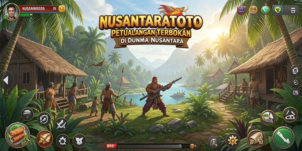 Tampilan gameplay menakjubkan dari NUSANTARATOTO di dunia Open World.