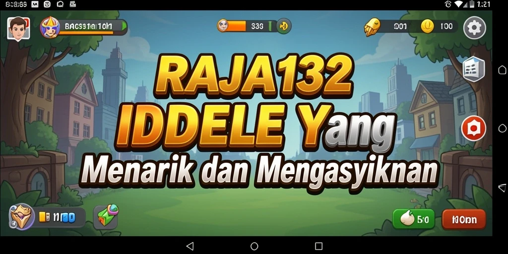 Screenshot permainan RAJA132 menampilkan dunia Idle yang menarik.