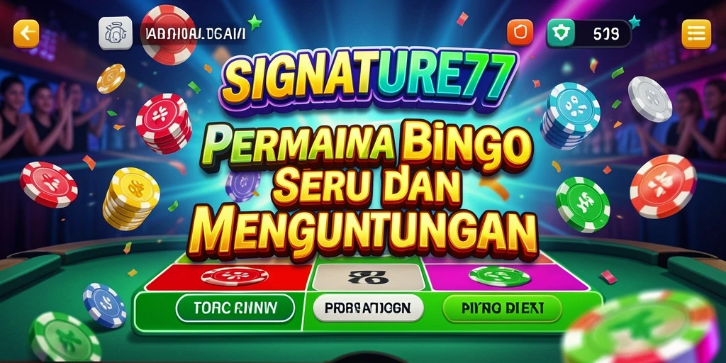 Tampilan menarik dari gameplay Bingo SIGNATURE77 yang mendebarkan.