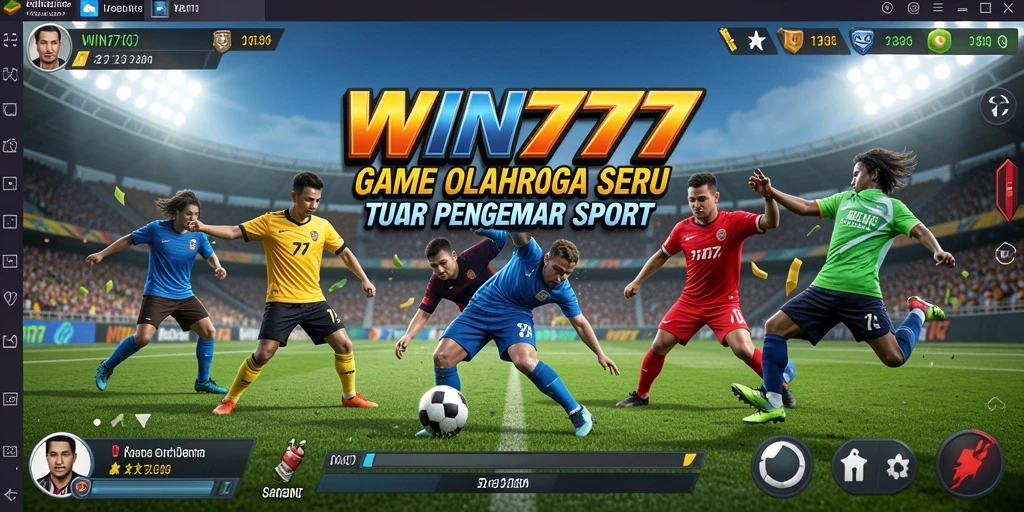 Tampilan gameplay olahraga seru di WIN777 dengan aksi yang mendebarkan.